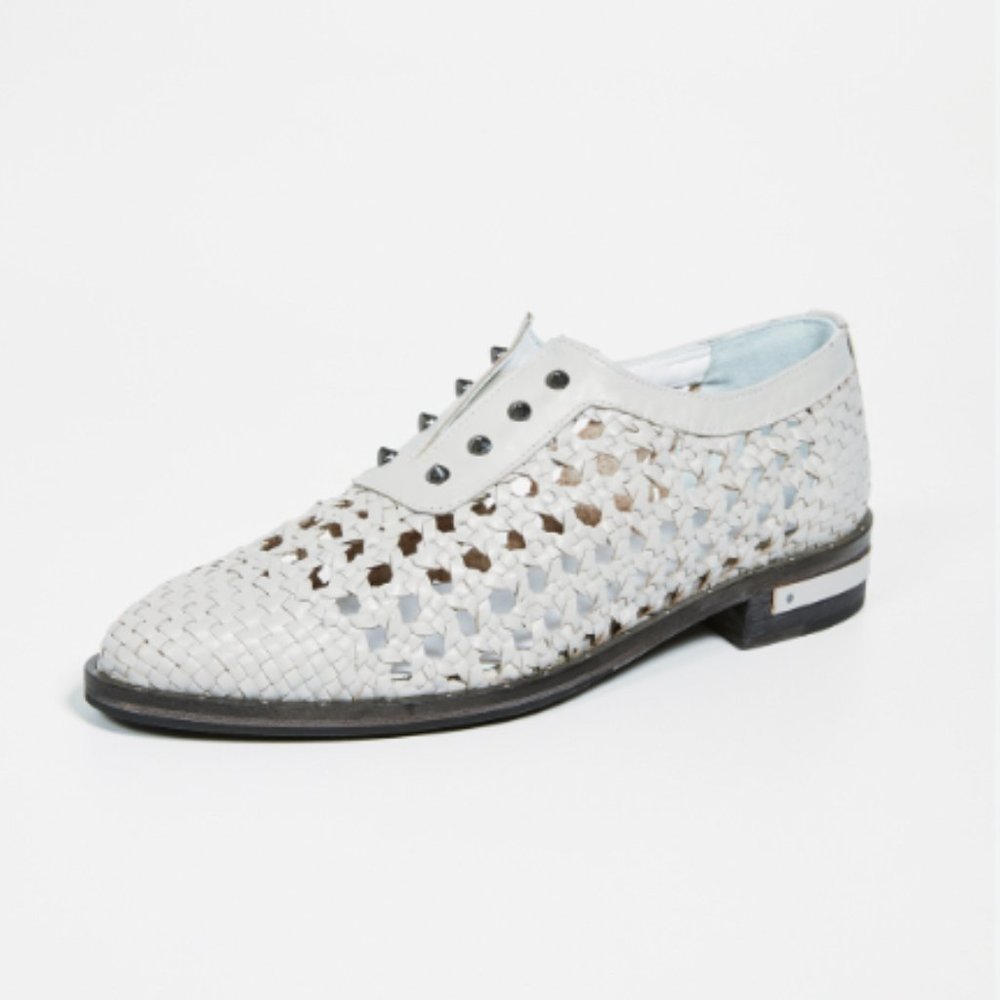 Freda Salvador Handwoven Oxford, 8.5M, Smoke (Grey/white)